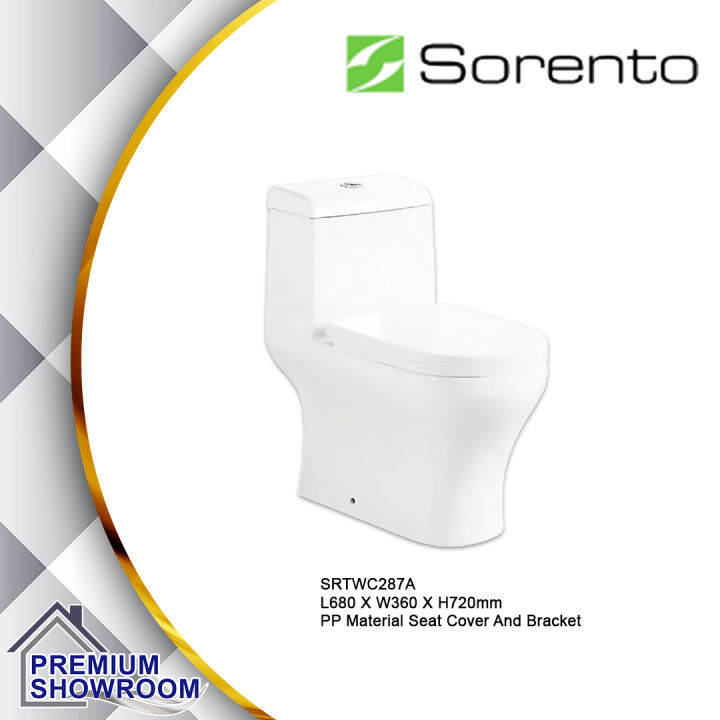 SORENTO One Piece Bathroom Water Closet Washdown (WHITE)SRTWC287A | Lazada