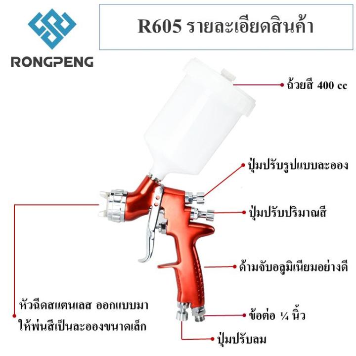 rongpeng-ร้องเพลง-กาพ่นสี-แบบหงาย-รุ่นโปร-รุ่น-r605