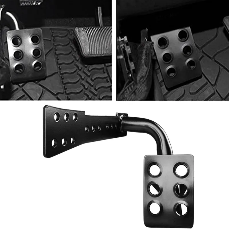 Reposapiés del lado izquierdo del pedal muerto de acero para Jeep Wrangler JK Unlimited dead pedal Reposapiés del lado izquierdo del pedal muerto de acero para Jeep Wrangler JK Unlimited