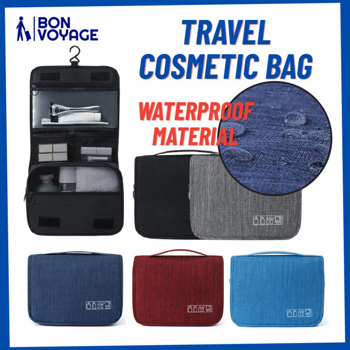 Bon Voyage! Large Makeup Bag