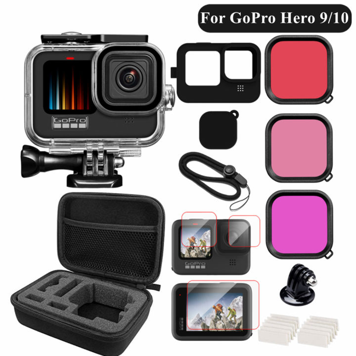 Waterproof 60M Housing For GoPro 10 9 Black Case Diving Protective