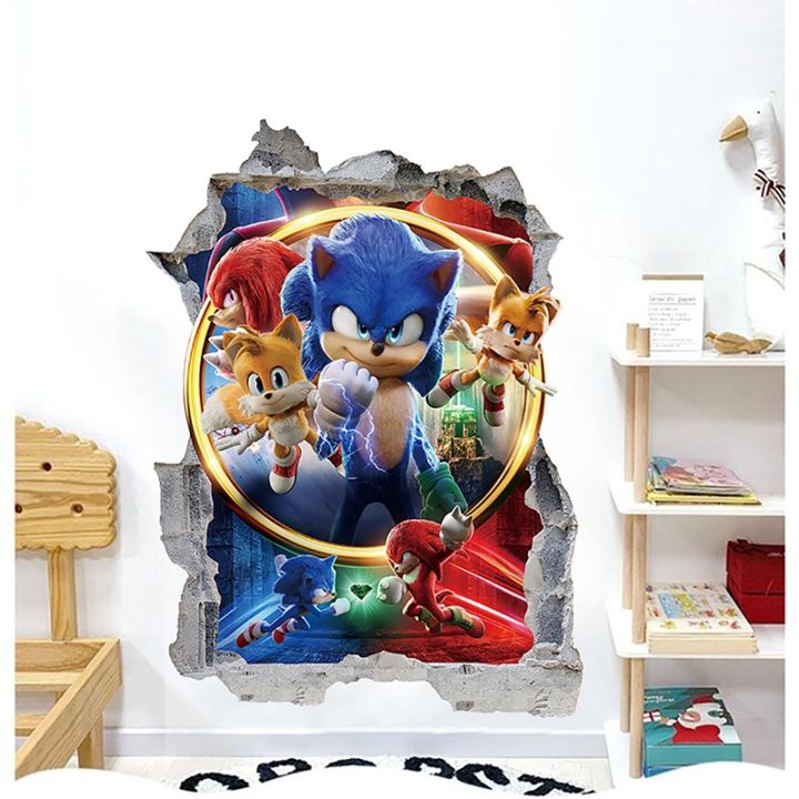 cw-new-product-wall-stickers-boy-room-decoration-broken-cartoon-diffuse-paper-graffiti