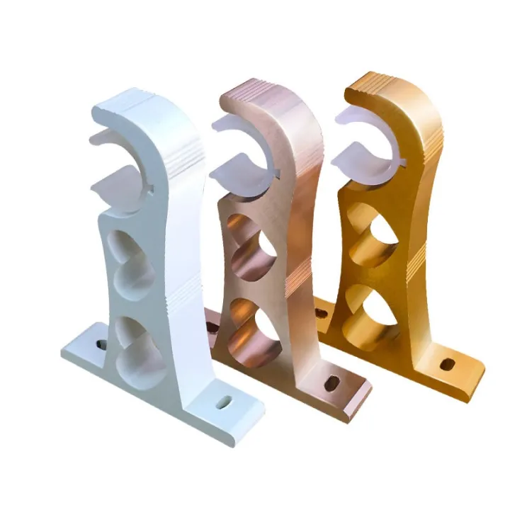 Upset Roma Supporting Frame Curtain Rod Base Top Mounted Wall Single ...