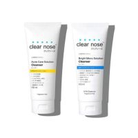 Clear nose Acne Care Solution Cleanser / Bright Micro Solution Cleanser เคลียร์โนส โฟมล้างหน้า