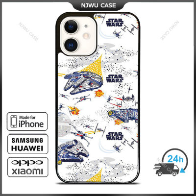 Starwars Spaceship Phone Case for iPhone 14 Pro Max / iPhone 13 Pro Max / iPhone 12 Pro Max / XS Max / Samsung Galaxy Note 10 Plus / S22 Ultra / S21 Plus Anti-fall Protective Case Cover