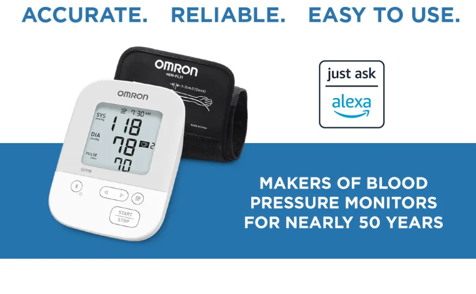 OMRON Silver Argent (BP5250) Digital Upper Arm Blood Pressure