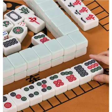 High Grade Ecofriendly 40-42MM Ivory Color Crystal Jade Mahjong