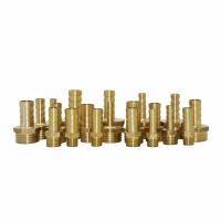 6mm 8mm 10mm 12mm To 1/8 1/4 3/8 1/2 3/4 Male Threaded Waterpipe Joint Brass Garden Hose Barb Connector 1Pc