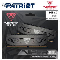 Patriot 16GB (2x8GB) DDR4 Viper Steel 4400MHz DIMM CL19  Kit