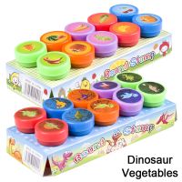 20 Pieces Assorted Stamps for Kids Self-ink Stamps for Party Favor Teacher Stamps Prize for Classroom Stamps Toys for Children