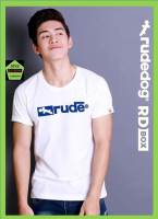 Rudedog เสื้อคอกลม ชาย หญิง  รุ่น Box19  สีขาว