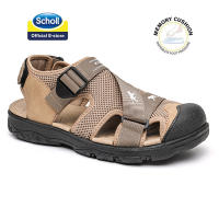 Scholl รองเท้าสกอลล์-มาริโอ้ Mario รองเท้ารัดส้น Anti-collision รองเท้าสุขภาพ Comfort Sandal เบา ทนทาน Toe Cap Health Sandals  รองเท้ากีฬาผู้ชาย