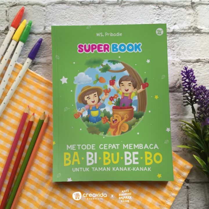 Superbook Metode Cepat Membaca Ba Bi Bu Be Bo Untuk Taman Kanak-Kanak ...