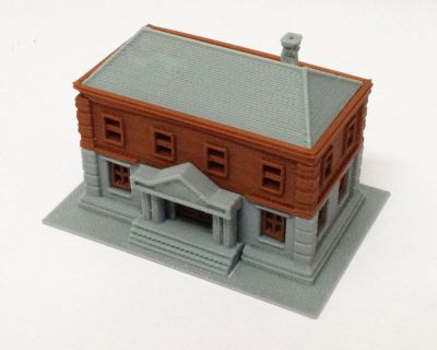 Outland Models Government Dept / City Hall / Police Station N Scale Railroad