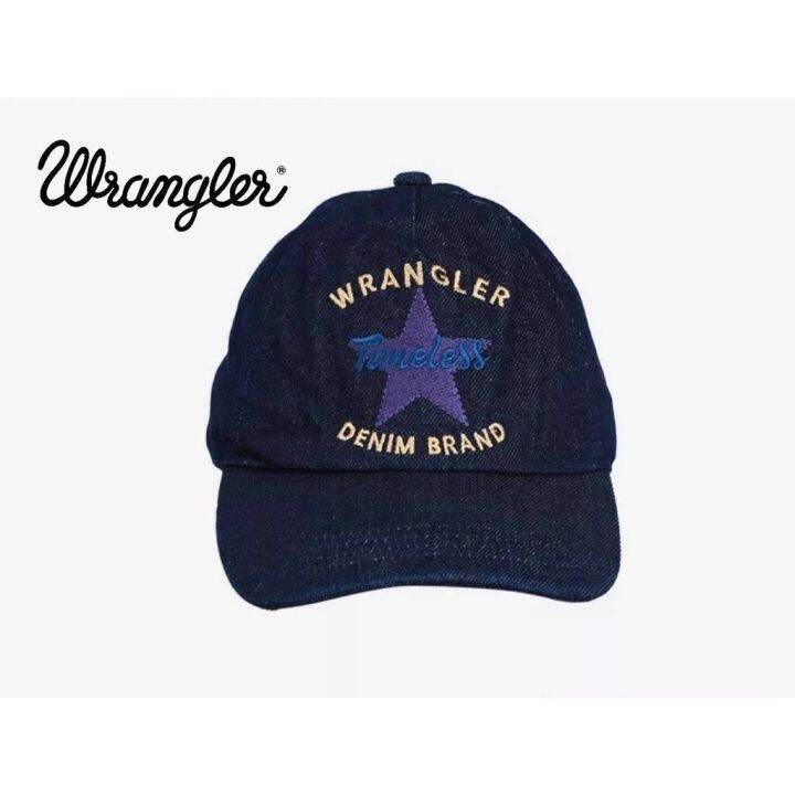 หมวก-หมวกแก๊ป-cap-hat-wrangler-แท้-100-หมวก-รุ่น-wr-w1c02201-dark-indigo