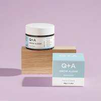 Q+A Snow Algae Intensive Face Cream ฟื้นฟูและเติมเต็มผิวดูอ่อนเยาว์