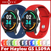 For Haylou GS LS09A สาย Sport ซิลิโคน สายนาฬิกา นาฬิกา สมาร์ทวอทช์ Band Haylou GS Smart Watch สายนาฬิกาข้อมือสำหรับ Smartwatch Wristbands Watchstrap Replacement watchband Accessories