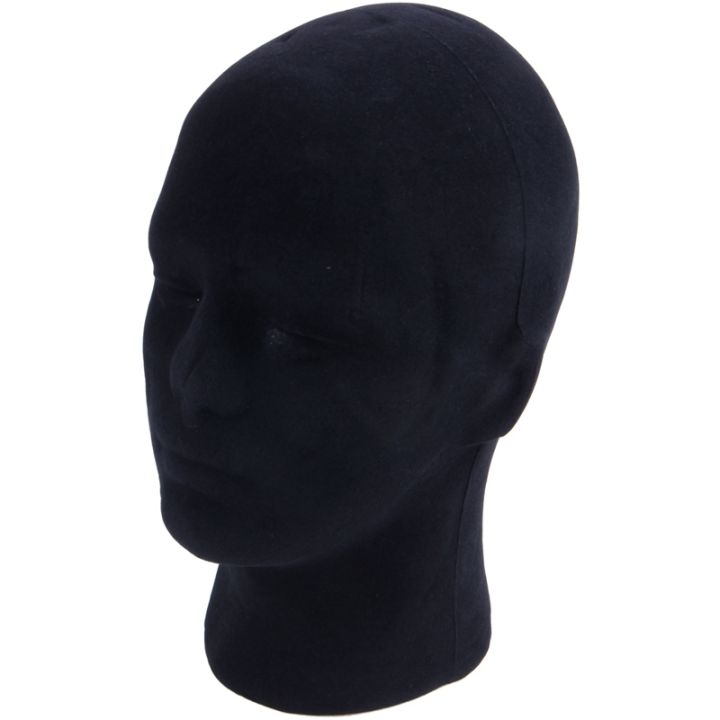 polystyrene-black-foam-men-model-mannequin-head-dummy-stand-shop-display-hat-6-x-black