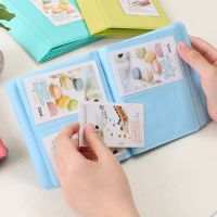 64 Pockets Pieces of Moment Photo Album Holder Candy Color Album for Mini Instax Name Card Photocard 3-inch Picture Storage