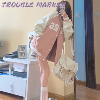 TroubleMaker เสื้อผ้าแฟชัน2023 เสื้อแจ็คเก็ตผ้าฟลีซขนาดเล็กสำหรับฤดูใบไม้ร่วงและฤดูหนาว เวอร์ชั่นเกาหลี WJK23912C1 38Z230922