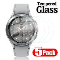 Tempered Glass for Samsung Galaxy Watch 4 5Pro Watch5 40mm 44mm Screen Protector for Galaxy Watch 4 Classic 42mm/46mm Glass Film Wires  Leads Adapters