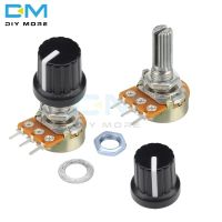 5PCS Potentiometer Resistor 1K 2K 5K 10K 20K 50K 100K 250K 500K 1M Ohm Linear Taper Rotary Potentiometer Cap Knob For Arduino