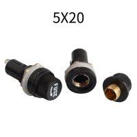 5pcs Fuse Holder 3AG Insurance Tube Socket Fuse Holder for 6x30 Insurance Panel Mount Fuse Holder