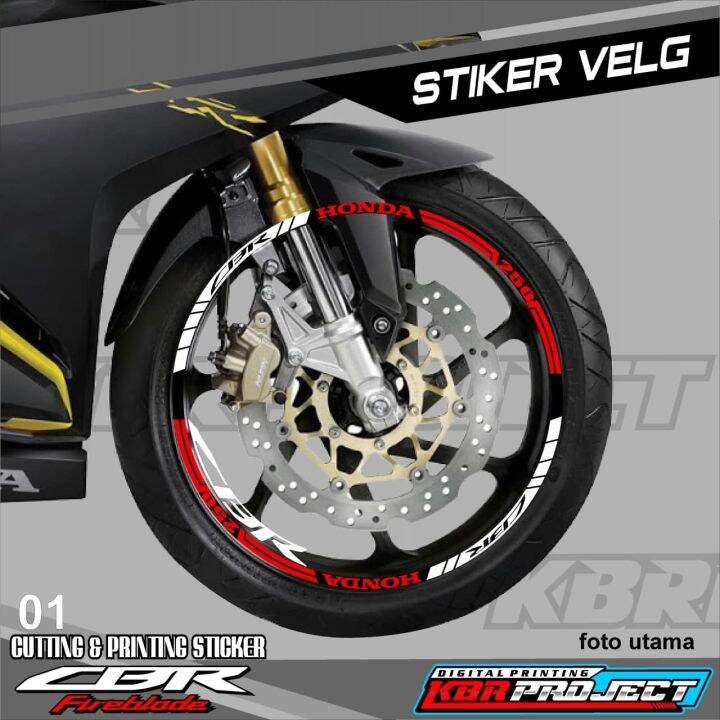 STICKER CUTTING LIS VELG MOTOR HONDA CBR STICKER CUTTING VELG CBR 01