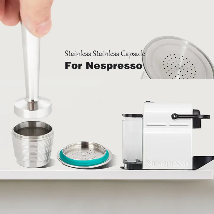 Nespresso Refillable Coffee Capsule Pod Stainless Steel Espresso Coffee
