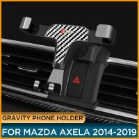 คลิปที่ยึดชั้นวางโทรศัพท์สำหรับ Mazda Axela 2019 2018 2017ที่วางโทรศัพท์ในรถยืนสำหรับ Mazda 3 Axela 2014 2015 2016อุปกรณ์เสริมรถยนต์