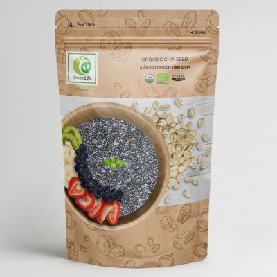 Green Life เมล็ดเจียออร์แกนิค Organic Chia Seed (1000 g)