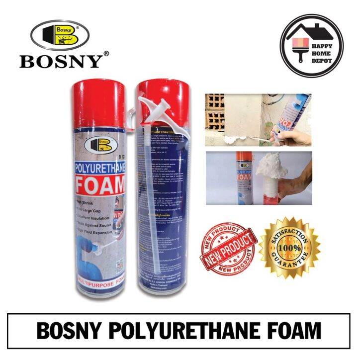 1pc Bosny Polyurethane Expanding Foam 500cc B129 Lazada Ph 7535