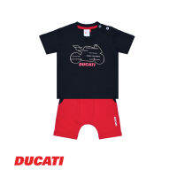 Ducati BABY BOY เสื้อยืด แขนสั้น และชุดเบอร์มูดา สําหรับเด็ก813240-816384 br