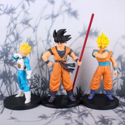Hot Dragon Ball Son Goku Super Saiyan Anime Figure 22cm Goku DBZ Action Figure Model Gifts Collectible Figurines for Kids