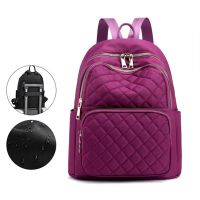 ▲❏ Vento Marea Travel Women Backpack Waterproof Youth Lady Bag Female Large Capacity Women 39;s Shoulder Bag 2023 Gold Zipper Rucksack