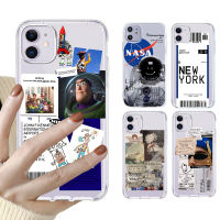 เคสรูปการ์ตูนใสสำหรับ OPPO A12S A3S A12E A31 A5 A5S A7 A8 A12 A52 A72 Realme A91 A92 C3 C2 A5 Realme 2020 F11Pro F15 Reno 2F Reno 3 Reno 4 C1 5 5S A9 6i 7i Realme C12 C15 C11เคสโทรศัพท์นุ่มป้องกันการตกแบบสไตล์แฟชั่น C17