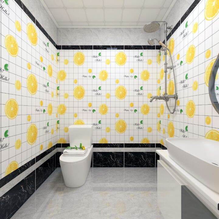 bathroom-toilet-stickers-waterproof-wallpapers-wall-stickers-floor-self-adhesive-kitchen-oil-proof-tile-vinyl-home-3d-wallpaper