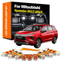 ไฟ LED ตกแต่งภายใน5ชิ้นสำหรับ Mitsubishi Xpander 2017 2018 2019 2020 2021 2022 2023 Canbus รถแผนที่หีบฝาทรงโค้งในร่มไฟฉุกเฉินสำหรับยานพาหนะชุดไม่มีข้อผิดพลาด