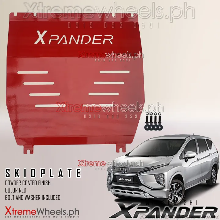 Mitsubishi Xpander 2018-2023 Red Hard Steel Skid Plate / Skidplate ...