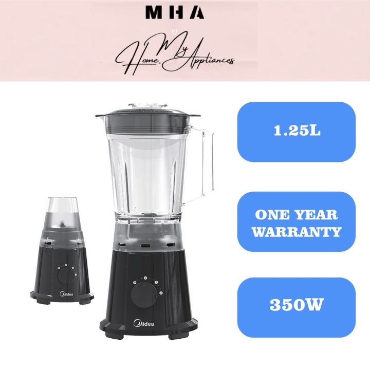 Midea Blender (350W/1.25L) MBL-35BK | Lazada