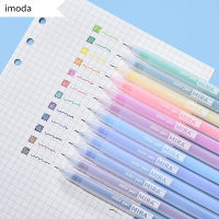 Imoda ปากกาเจลเจลลี่สีสันสดใส1ชิ้นเครื่องเขียนปากกาสีน้ำสำหรับนักเรียนน่ารักสร้างสรรค์
