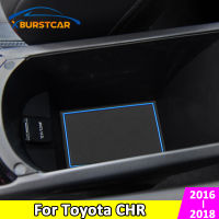 Xburstcar สำหรับโตโยต้า C-HR CHR C HR 2016 2017 2018ลื่นยางตกแต่งที่วางแก้วสติ๊กเกอร์ประตูสล็อต Pad ประตูร่อง Mate