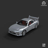 1:64 Mazda RX-7 JDM ประเภท R LV-N174b ของเล่นรถ Diecast สำหรับเด็กผู้ชายของขวัญวันเกิดคอลเลกชันรถ Kids Toys