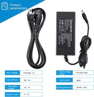 Suacopzar DC 12V 1A power adapter transformer,12V LED driver switching power supply for LED strip up to 12WA8065 US EU UK PLUGk Optional