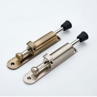 Zinc alloy telescopic silver door stopper with spring passage in the door holder door stops for home Hardware