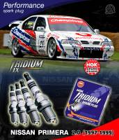 หัวเทียน IRIDIUM IX สำหรับรถ Nissan Primera P11 เครื่อง SR20DE/VE ปี1997-1999 /// 1 ชุด 4 ชิ้น