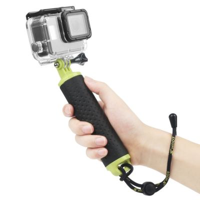 อุปกรณ์ทุ่นลอยน้ำกีฬากันลื่นมือจับกันน้ำสำหรับ Gopro Hero 8 7 6 5 Sjcam Yi Lite 4K