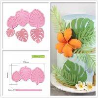 DIY Monstera Deliciosa ใบซิลิโคนแม่พิมพ์ Sugarcraft คัพเค้กเครื่องมืออบ F Ondant เค้กตกแต่งเทียนสบู่เรซิ่นหัตถกรรมแม่พิมพ์