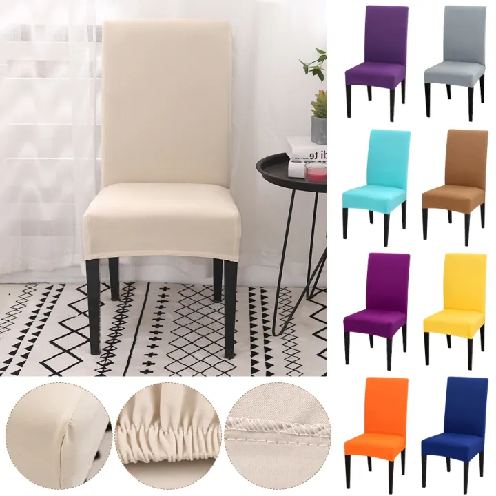 Plain Dining Chair Cover Elastic, Modern Dining Chair Covers Uk