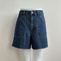 Factory Outlet Q1037 Korean Version 23 Summer New Versatile Comfortable Short Denim Pants Female Daily Classic Casual